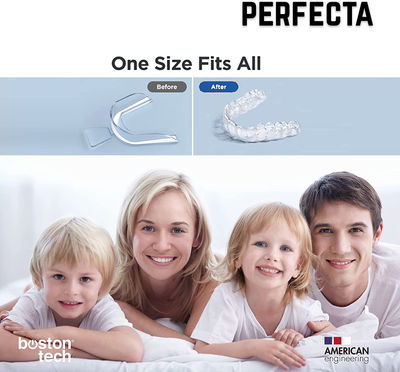 PERFECTA 10 Bite dentali per il lavaggio notturno Paradenti modellabili per - Foto 4