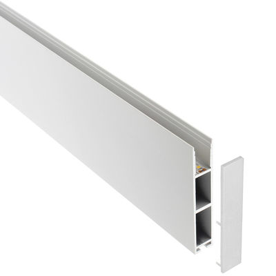 Perfil aluminio phanter s1 para fitas led 2 metros branco. Loja Online LEDBOX. - Foto 2