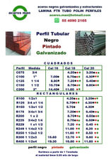 Perfil Tubular Pintado 1