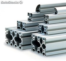 perfiles ranurados de aluminio 40X80 a precios de fabrica
