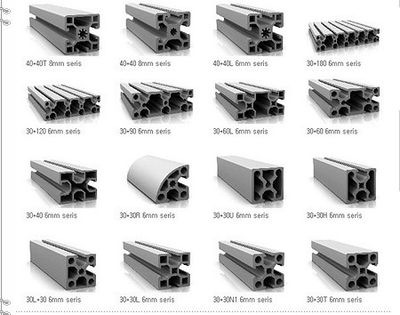 perfiles ranurados de aluminio 60X60. Precios de fábrica