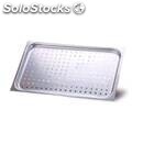 Perforated 3003 aluminium alloy gastronorm 1/1 tray - mm 530x325