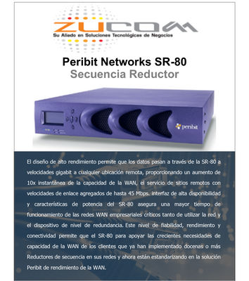 Peribit Networks SR-80 Secuencia Reductor