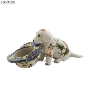 Perro cachorro labrador 14cm - Milex | porcelana decorada en porcelana