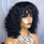 Perruques sans colle Full Lace avec une frange cuticule alignés cheveux vierges - Photo 2