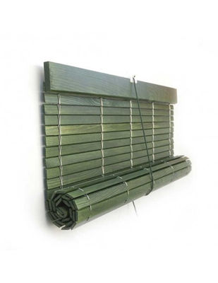 Persiana madera verde rustico 137 x 130 cm