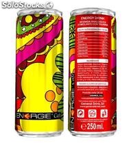 Personalización de Bebida Energética (Sabor RedBull)