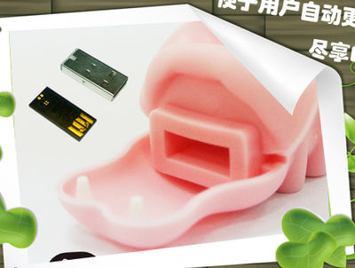 Personalizadas memorias USB silicona Hipopótamo regalo promocionale pendrive 16G - Foto 2