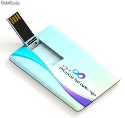 personalizadas plastico usb Memoria pendrive en forma de tarjeta 2gb,4gb,8gb - Foto 2
