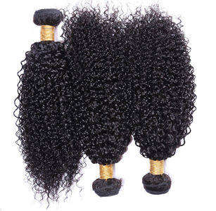 Peruvian cheveux humains cheveux bouclés rideau cheveux Qualité - Photo 3