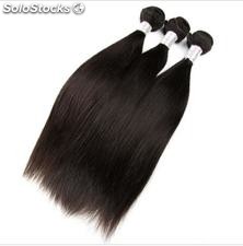 Péruvienne Vierge Cheveux Raides Non Transformés cheveux weave 4 Pcs lot, extens