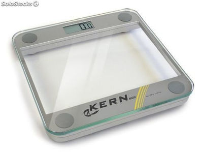 Pèse-personne design avec plateau en verre KERN MGB150K100