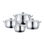 Peterhof PH-15833; Set di pentole in acciaio inox 8 pezzi - 1