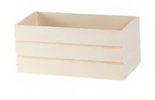 Petite boîte rectangulaire en bois