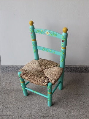 Petite Chaise Sévillane décorée - Photo 2