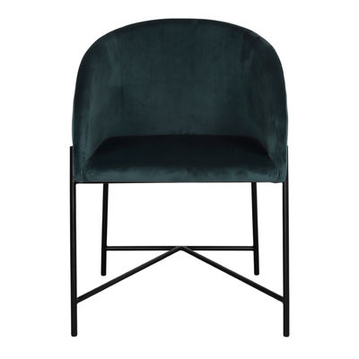 Petunia azul petroleo Cadeira estilo contemporâneo em veludo - Foto 2