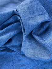 Pezze di tessuto grezzo jeans bleu