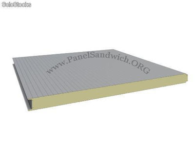PFS6BB Panel Fachada Sectorización / Silver Metalic-Blanco / Esp: 6 cm