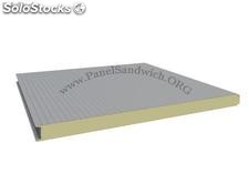 PFS6BB Panel Fachada Sectorización / Silver Metalic-Blanco / Esp: 6 cm