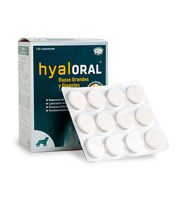 Pharmadiet Hyaloral pour Races Grandes et Giantes Comprimés