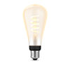 Philips Filamento Hue White Ambiance ST72 Edison - Bombilla inteligente E27