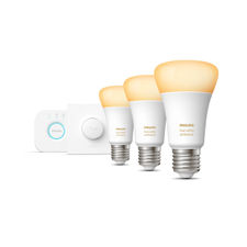 Philips Hue White Ambiance Kit de inicio: 3 bombillas inteligentes E27 (1100) +