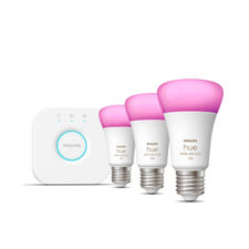 Philips Hue White &amp; Color Ambiance Kit de inicio: 3 bombillas inteligentes E27