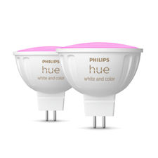 Philips Hue White &amp; Color Ambiance MR16 - foco inteligente - (paquete de 2)