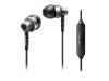Philips In Ear Headphones With Microphone SHE9100BK/00 Silver - Foto 4