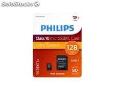 Philips MicroSDXC 128GB CL10 80mb/s uhs-i +Adapter Retail