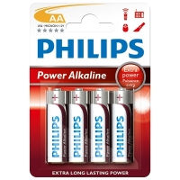Philips Power AA/LR06/MN1500 Pilas Alcalinas (4 unidades)