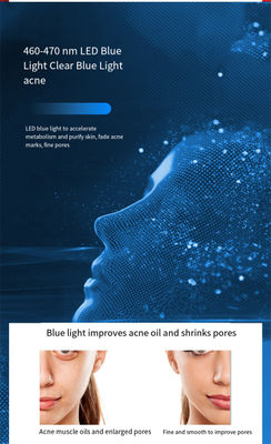 Photoverjüngende LED-Maske mit rotem und blauem Licht - Foto 2