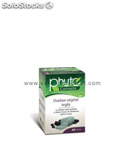 Phyto Conseils Charbon végétal argile - 60 gélules