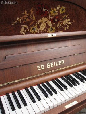Pianino Ed. Seiler - intarsja kwiatowa - Zdjęcie 2