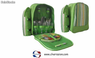 Picnic backpack bags for 4 persons