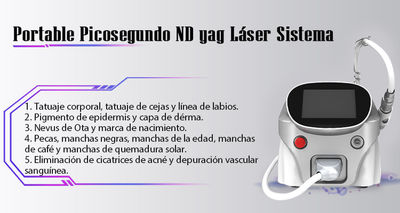 Picolaser pórtatil para tattoo Professional nd:yag q-switch laser tattoo removal - Foto 2