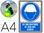 Pictograma archivo 2000 obligatorio uso de casco pvc azul luminiscente 210x297 - 1