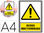 Pictograma archivo 2000 riesgo indeterminado pvc amarillo luminiscente 210x297 - 1