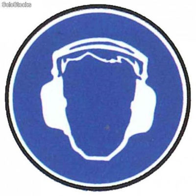Pictogramme casque anti bruit obligatoire