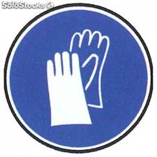 Pictogramme protection des mains obligatoire