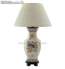 Pie de lámpara hexagonal - Milady | porcelana decorada en porcelana