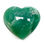 Piedras corazón - cuarzo verde 260 a 280gr. - 1