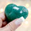 Piedras corazón - cuarzo verde 260 a 280gr. - Foto 2