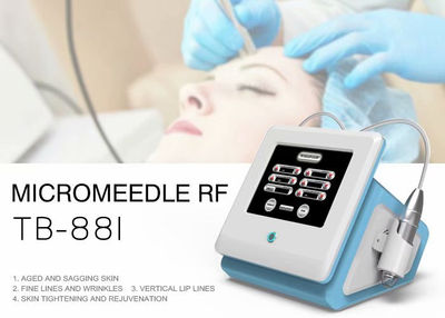 Piel bipolar RF de aguja micro portátil que blanquea máquina para el hospital - Foto 2