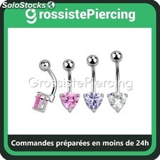 Piercing Nombril Acier Chirurgical