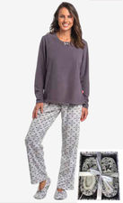 Pijama caffarena Micropolar Gris s