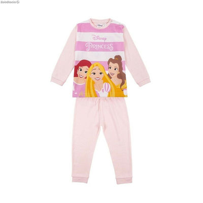 Pijama Infantil Princesses Disney Rosa Claro