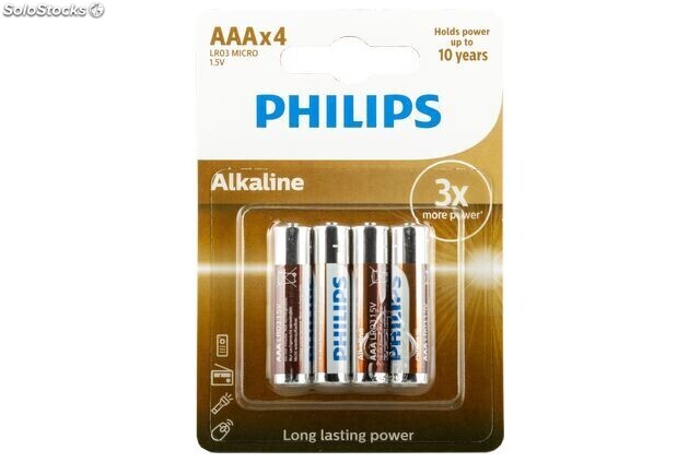 Pilas Alcalinas Philips AA LR06 1,5 V