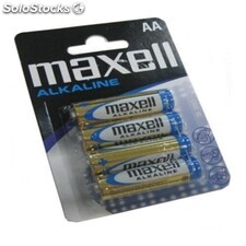 Pilas Alcalinas Maxell MN1500 (Pack-4) AA 1,5 v (AA)