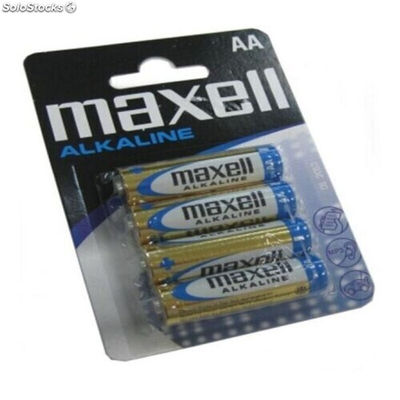 Pilas Alcalinas Maxell MN1500 (Pack-4) AA 1,5 v (AA)